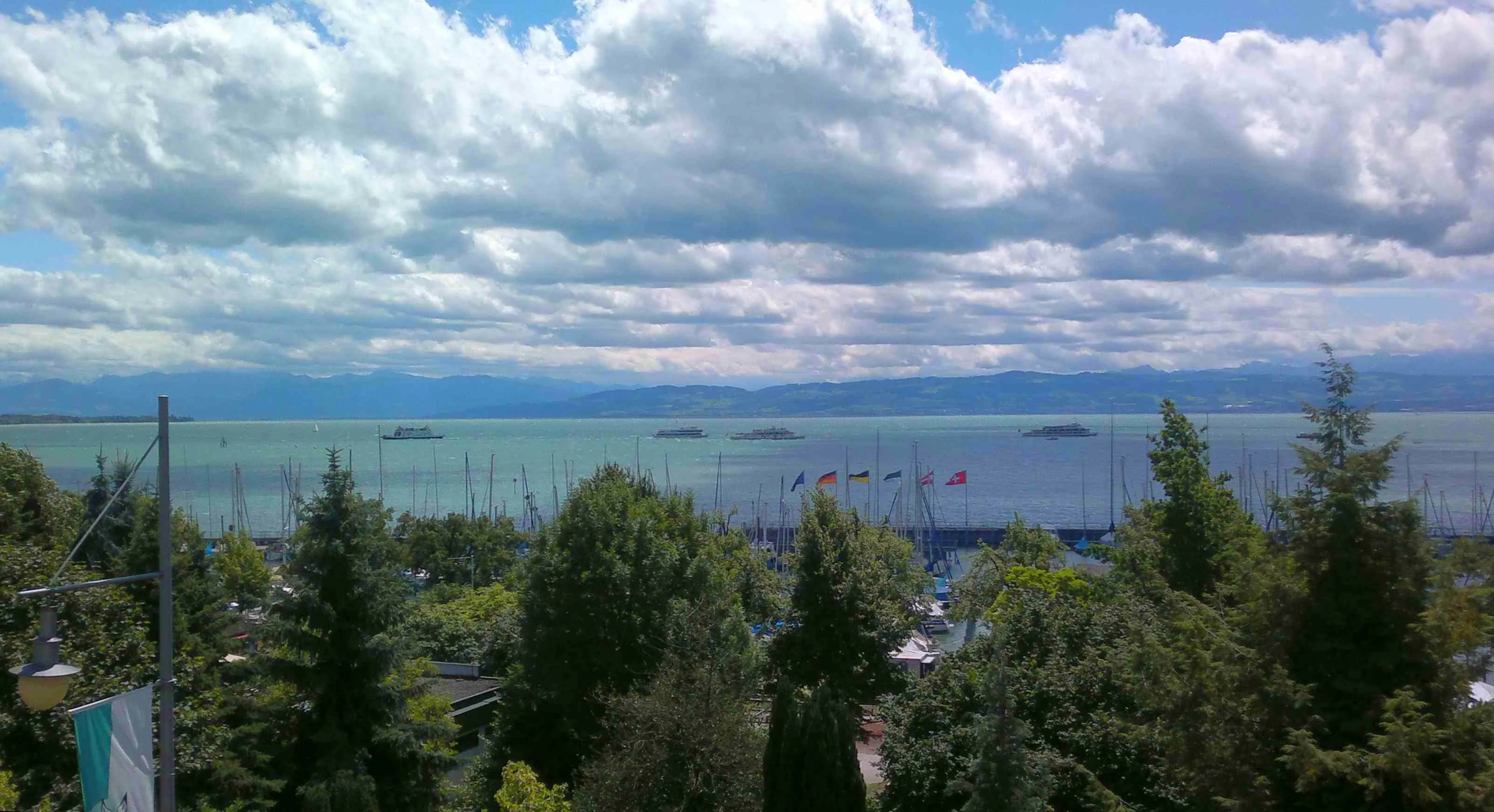 Balkon mit Seeblick